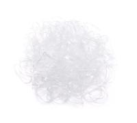 Ipetboom 1000 Pezzi Fasce Elastiche per Chioma Elastiche Usa e Getta 2Cm Resistenti Trasparenti per Ragazzi Acconciature e Trecce