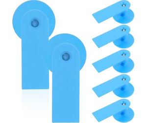 Ipetboom 100pezzi Etichette Auricolari per Bestiame in Tpu Blu Identification Tag Flessibili per Bovini Ovini e Suini Professionale per Gestione Allevamenti