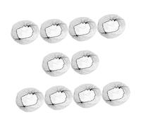 Ipetboom 100pezzi Rete Per Invisibile Nylon Elasticizzata Reticolo Ultra-fine Per Buns Leggera e Traspirante Adatta Per Adulti e Colore Nero