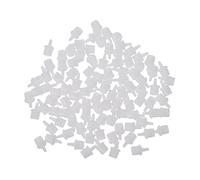 Ipetboom 100pezzi Tappi Sostitutivi Per Bottiglie Di Colla Per Estensioni Ciglia Pratici Tappi Per Salone Di Bellezza Risolvono Problemi Di Otturazione Bottiglia