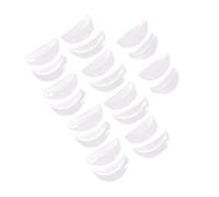 Ipetboom 10paia Silicone Eyelash Perming Pads Reusable for Transparent and for All Eye Shapes Easy to Use and Safe Skin