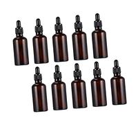 Ipetboom 10pezzi Flaconi Contagocce in Vetro Anti-perdita Dispenser Leggeri Per Lozioni e Medicinali Bottiglie Di Conservazione Per Viaggi e Uso Quotidiano