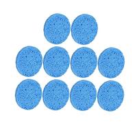 Ipetboom 10pezzi Spugne Struccanti Legno Per Puff Cosmetico Per Rimozione Make-up e Detersione Profonda Blu