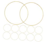 Ipetboom 12 Pezzi Anello per Crafting da Cerchi per Dream Catcher Metallo per Decorazioni da Te e