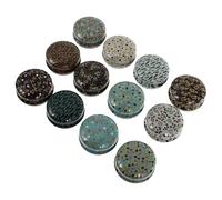 Ipetboom 12 Pezzi Contenitori in Latta per Candele, Barattoli Metallici Rotondi Compatti Coperchio, Contenitori Portatili per Candele Fai da Te e Confezioni Regalo Multifunzione