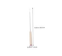 Ipetboom 12 pezzi Forchette Fonduta Acciaio con Manico in Legno Quercia per Formaggio Cioccolato Frutta Design Ergonomico Elegante e Facile da Pulire