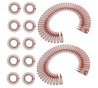 Ipetboom 12 pezzi Pettini Elastici per Fascia Invisibile per Controllo Ribelli su Fronte e Pettine Flessibile per Styling Naturale e Facile Usare