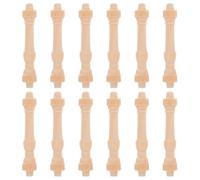 Ipetboom 12 Pezzi Pilastri Miniaturizzati per Dollhouse da Colonne per Decorazioni Scene Accessori per Micro Scene Design Realistico e Resistente
