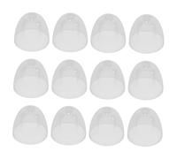 Ipetboom 12 Tappi Di Ricambio Per Biberon Coperchi A Cupola In Plastica A Bocca Larga Compatibili Con Pigeon - Tappi A Vite Anti-Perdita Per Biberon
