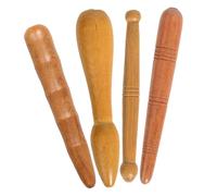 Ipetboom 12pezzi Bastoncini Massaggiatori Legno Per Piedi Massaggiatore Professionale Per Stimolazione Dei Punti Di Pressione Design Ergonomico e Naturale Per Rilassamento e Dei Piedi