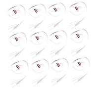 Ipetboom 12pezzi Fili Di Brillantini Per Capelli Intrecciati Scintille Kit Di Decorazioni Per Capelli Da Fata Extension Glitterate Per Acconciature