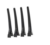 Ipetboom 12pezzi Forcine per Capelli Strette Forma Anatra in Plastica Lucida Opaca Nere Fermagli per Decorazioni Parrucchiere Professionista Adatti Uomini Donne