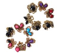 Ipetboom 12pezzi Mini Clips Per Fermagli Vintage Per Donne Mini Pinze Nonslip Per Acconciature Per Spessi e Sottili Di Accessori Moda Per Ogni