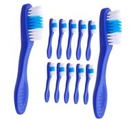 Ipetboom 12pezzi Spazzolino Da Viaggio Con Setole Morbide Spazzolini Portatili e Piccoli Per Pulizia Dei Denti Adatti Prigioni e Altre Istituzioni Sicure