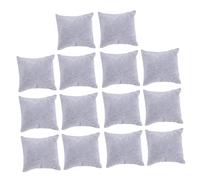 Ipetboom 14 Pezzi Cuscini Imbottiti per Gioielli Grigio Cuscino Espositore per Orologi Braccialetti e Accessorio Protettivo Antigraffio per Vetrine e Scatole