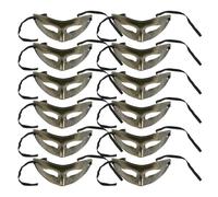 Ipetboom 15 Pezzi Maschere Veneziane Mezze Facce Vintage Maschere Eleganti da Ballo in Maschera Unisex Leggere e Confortevoli per Carnevale Halloween Mardi Gras e Festa di Gala