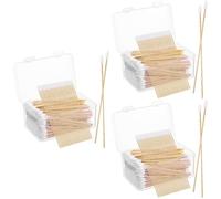 Ipetboom 1500pezzi Pz Cotton Swabs Per Makeup e Pulizia Dettagliata Bastoncini Di Cotone Affusolati Per Elettronica e Unghie Tampone Preciso Per Applicazioni Versatili