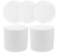 Ipetboom 16 Pezzi Vassoio Rotondo in Schiuma per Torta Fai da Te Disco Diametro 15 CM Spessore 2 CM Supporto per Decorazione Torte Fondente e Modellabile Base per Esercitazioni e Feste