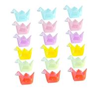 Ipetboom 18 Pollici Origami Crane Resin Figurines Luminous Glow in The Dark Miniature Ornaments For Diy Crafts Aquariums Micro Landscape Desktop Decorations