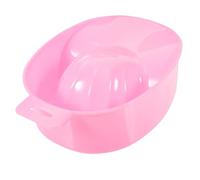 Ipetboom 1pezzi Ciotola Rettangolare Per Ammollo Unghie Monostrato Design Ergonomico e Termoresistente Per Rimuovere Vernice e Curare Cuticole Bowl Portatile Per Manicure Professionale e Ca