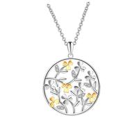 Ipetboom 1pezzi Collana Gioielli Pianta Design Collana Decorativa Leggera e Confortevole Ciondolo Pianta Cava per San Eventi e Decorazioni