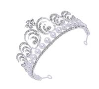 Ipetboom 1pezzi Coroncina Nuziale Barocca e Accessorio Per Copricapo Decorativo Per Matrimonio Cerimonie e