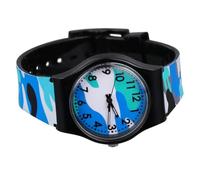 Ipetboom 1pezzi Orologio Polso Per Ragazzo Cinturino in Pvc Design Cartoon Accattivante Preciso e Lettura Facile Grandi Arabi Per Compleanni e Festività