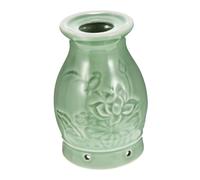 Ipetboom 1pezzi Pentola Porcellana Per Moxibustione Strumento Per Bruciare Cone e Massaggio Scraping Design Doppio Coppa Guasha Portatile Per Trattamenti Di Benessere
