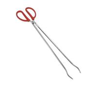 Ipetboom 1pezzi Pinza Raccogli Immondizia Acciaio Inossidabile Multiuso Con Presa Dentellata Antiscivolo Pinza Da Cucina e Pesca Per Granchi Spazzatura e Frutti Di Mare