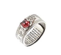 Ipetboom 1pezzi Retro Brave Adjustable Finger Ring Amulet Unique Design for Men and Women for Parties and Gatherings Fashionable Jewelry Accessory