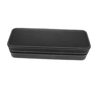 Ipetboom 1pezzi Scatola Protettiva Per Orologi Scomparti Organizer Per Riporre Gli Orologi Custodia in Materiale Pu Liscio Pratica Per Contenere