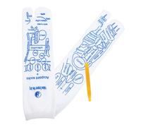 Ipetboom 1set Calzini Massaggianti Con Stick Per Riflessologia Di Calzini Acupressione Per Donna Design Traspirante e Assorbente Strumento Per Massaggio Dei Piedi Con Diagrammi Per