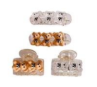 Ipetboom 1set Clip Per Fermagli Duckbill Trasparenti e Accessori Chic Per e Ragazze Per Occasione