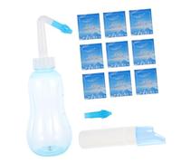Ipetboom 1Set Irrigatore Nasale Lavatore Manuale Per Cavità Nasale Include Bustine Fisiologico e Spruzzatore Per Allergie e Congestione Nasale