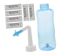 Ipetboom 1set Kit Di Lavaggio Nasale Portatile Con Salina Pulizia Delle Cavità Nasali Per Allergie e Raffreddore Bustine Per Uso Quotidiano