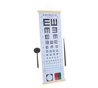 Ipetboom 1set Test Visivo Per Ragazza Ragazza e Adulti Chart Per Controllo Della Vista Strumenti Ottici Portatili Per Esami Oculistici Kit e Chart Pennino e Occlusore Utilizzo Facile Per