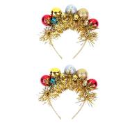 Ipetboom 2 Fasce Per Natalizie Festive Per Ragazzi E Ragazze Cerchietti Decorativi Natalizi in Resina Sicura Leggere E Comode Per Feste Palcoscenici E Maschere.