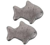 Ipetboom 2 integratori di ferro per pesce da cucinare con aceto e succo di - Utensile da cucina sicuro, ferro originale per il tuo cibo, bevande per atleti, vegani, donne incinte, bambini
