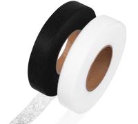 Ipetboom 2 Nastro Termoadesivo Doppio Lato per Orli Tessuti Biadesivo Extra Forte per Abbigliamento Tende e Cucito senza Cuciture Rinforzo Pratico e Versatile