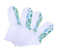 Ipetboom 2 Paia Calzini Di Cotone Massaggi Strumenti Di Massaggio Dei Punti Di Agopuntura Dal Al Piede Calze Idratanti Scarpe Da Massaggio Cotone Poliestere Bianca