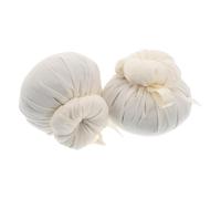 Ipetboom 2 Palline alle Erbe Thai Imbottite Artemisia Naturale Rivestimento Sicuro Adatte per Pediluvio e Massaggi Cervicali Sollievo Muscolare