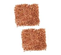 Ipetboom 2 Pezzi 1 Scaglie Di Cedro Palline Di Cedro Artificiale Pianta Appendiabiti Auto Elettrico Macaron Per Armadio Separare Trucioli Abbaio Pacchetti Legno Di Cedro Light Brown