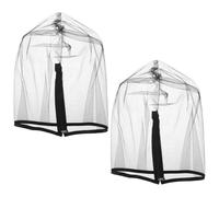 Ipetboom 2 Pezzi 2 Pezzi Copertura Trucco Viso Usa e Getta Lavabile, Cappuccio Protezione Chioma per Addio al Nubilato, per Shopping in Boutique di Moda e Feste Nuziali