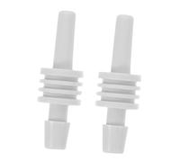 Ipetboom 2 Pezzi Accessori Per Connettore Per Il Polsino Adattatore Per La Cuffia a Tubo Singolo Adattatore Del Tubo Per Cuffia Adattatore a Tubo Singolo Bianca Addominali