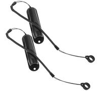 Ipetboom 2 pezzi Cordino Penna Retrattile Antismarrimento con Base Corda Elastico e Anello Silicone per Fissaggio Penna Stilo per Accessori Disegno e Insegnanti