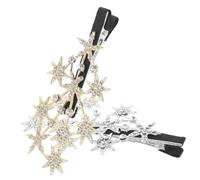 Ipetboom 2 Pezzi Di Fermaglio Per A Forma Di Stella A Cinque Punte Con Strass Fermaglio Per A Forma Di Stella Con Strass Fermaglio Per Per Donne Accessori Per