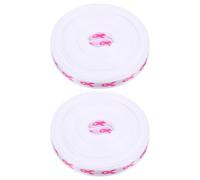 Ipetboom 2 Pezzi di Nastri in Poliestere per Sensibilizzazione Cancro al Seno 10Mmx9M Nastri Decorativi per Bomboniere Confezioni Regalo e Attività di Beneficenza