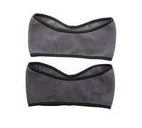 Ipetboom 2 Pezzi fascia per copertura per le orecchie fascia scalda orecchie scrunchies headband scaldacollo inter cuffia unisex archetto coperto dall'orecchio vello polare Grey