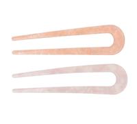 Ipetboom 2 Pezzi Fermaglio Per Capelli a u Accessorio Per Capelli Decorativo Versatile Per Acconciature Quotidiane e Feste Di Matrimonio Rosa Anguria