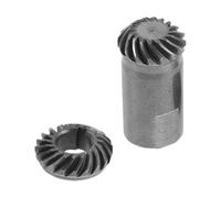 Ipetboom 2 Pezzi Ingranaggio Differenziale in Acciaio per Riparazione Trasmissione Auto e Veicoli Rc Pignone e Ruota Conica per Manutenzione Drivetrain